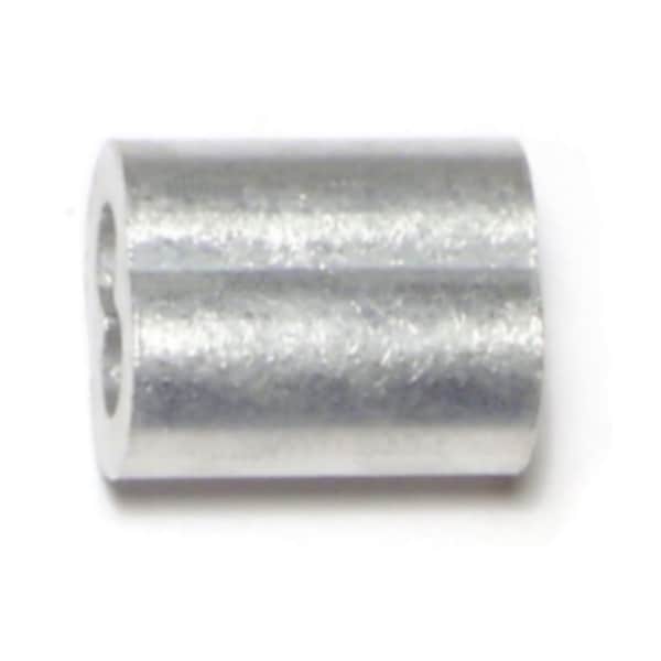 Midwest Fastener 5/32" Aluminum Cable Ferrules 10PK 64264 - main